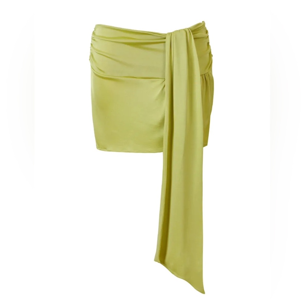 NWT ASTA RESORT CHLOE MINI SKIRT- CHARTREUSE